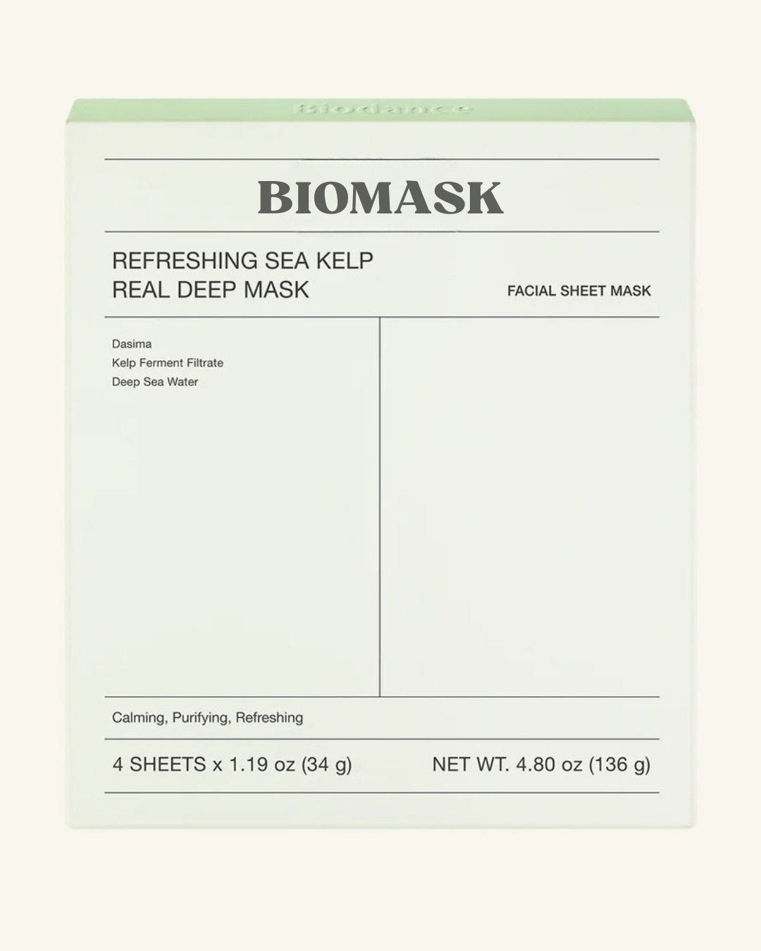REFRESHINGSEA KELP Real Deep Mask