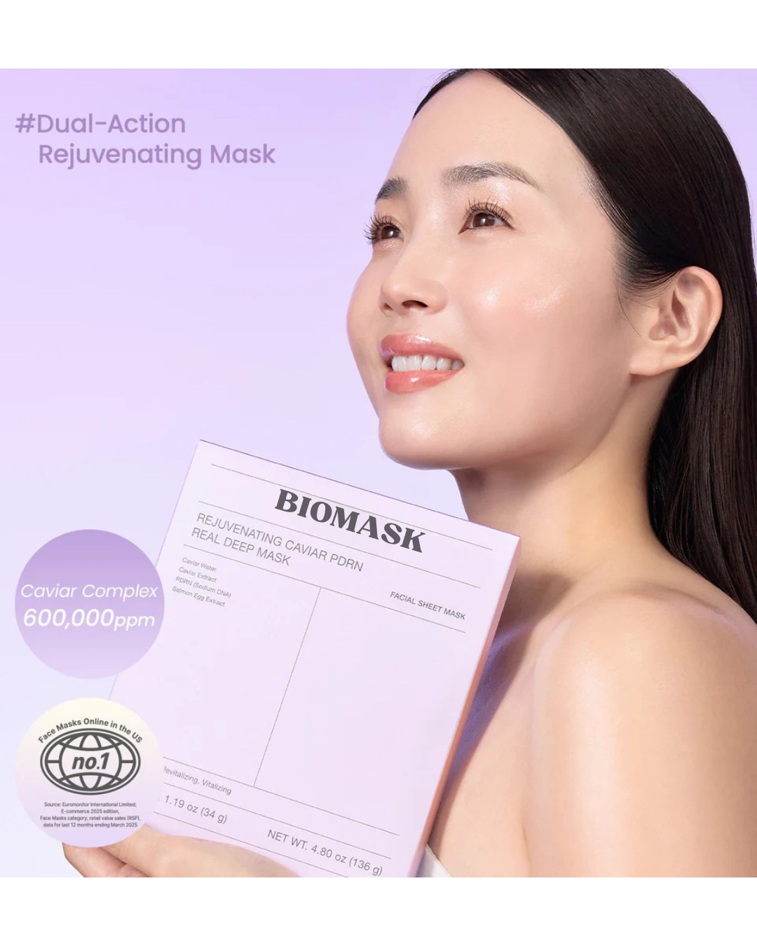 REJUVENATING CAVIAR PDRN Real Depp Mask