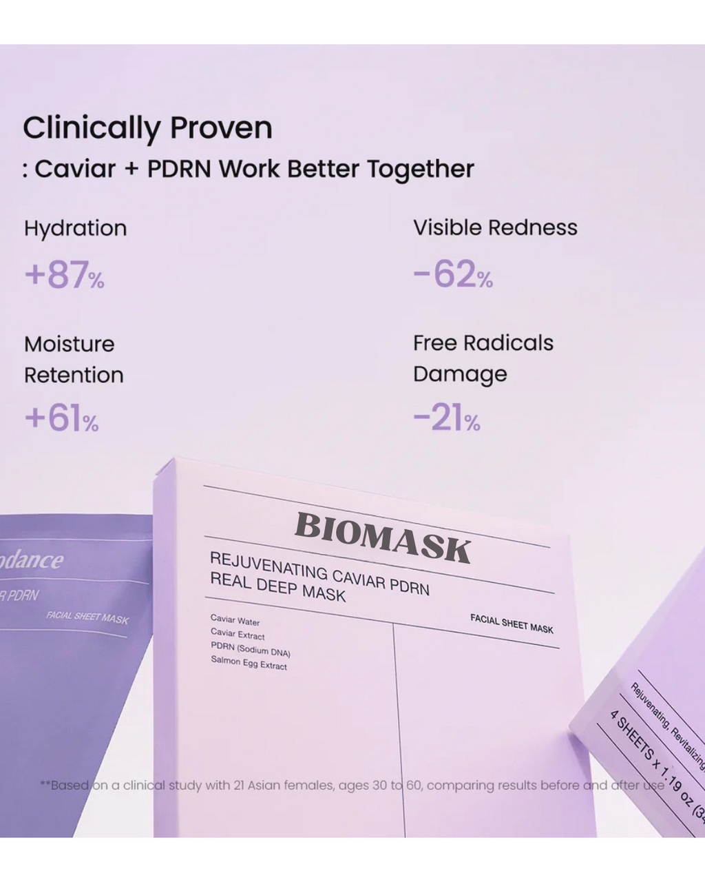 REJUVENATING CAVIAR PDRN Real Depp Mask